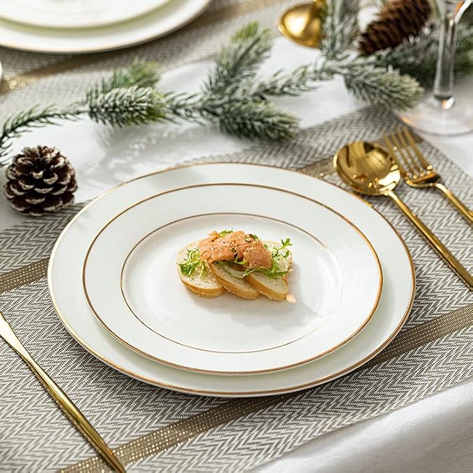Luxurious Placemats Set of 4, Durable Table Mats Kitchen Plastic Washable - Image 6