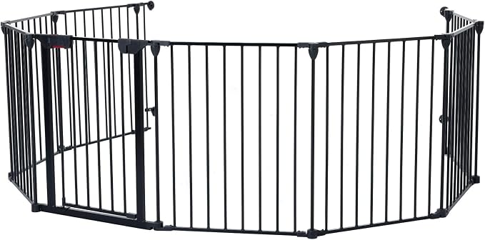 8-Panel Configurable Metal Safety Gate Play Yard by FRITHJILL