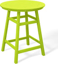 Costaelm Patio Bistro Table, Outdoor Bistro Dining Pub Table by Costaelm