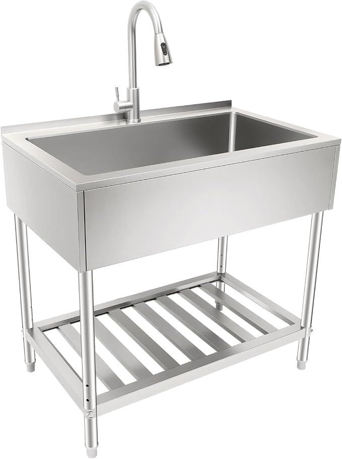 Stainless Steel Laundry Sink by Unknown