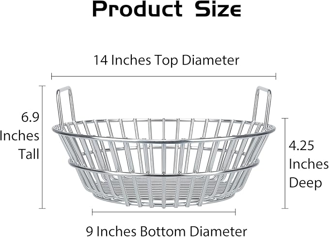 Charcoal Basket, Grill Ash Basket - Image 3