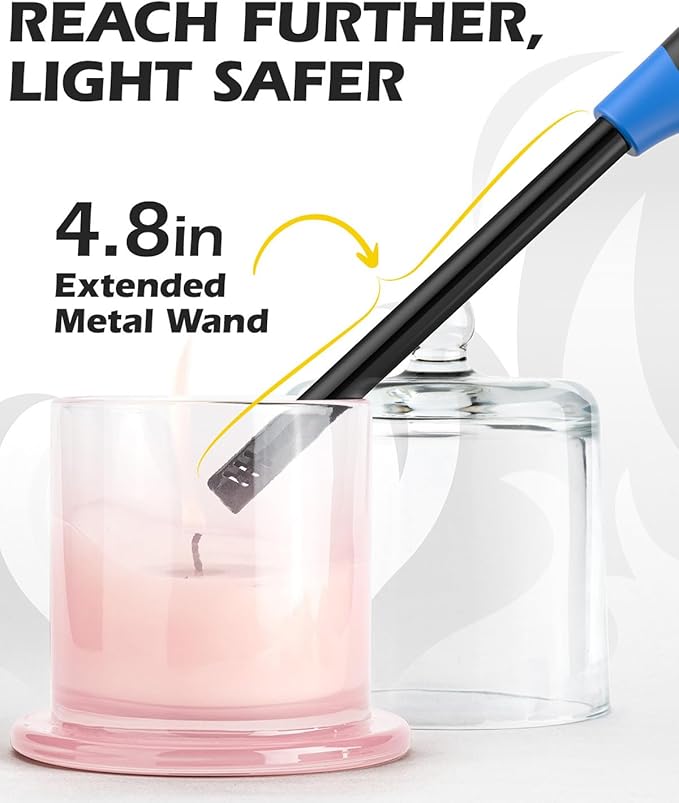 NEON Lighter, Refillable Butane Candle Lighter, 24 Pack Multi-Purpose Reusable - Image 2