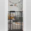 Narrow Baby Gate 24 to 29 Inch Wide Pet Gate Pressure Mounted No Drill Safety by FlowerFrail