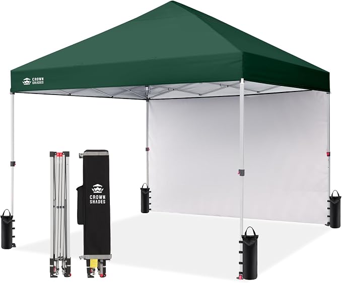 CROWN SHADES 8x8 Pop up Canopy Instant Canopy by CrownShades