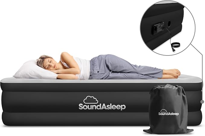 SoundAsleep Products Dream Series Luxury Air Mattress, ComfortCoil Technology - Image 6