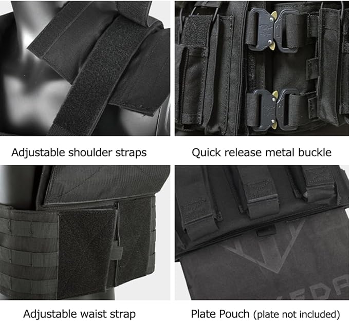BOMTURN Great Tactical Outdoor Vest - Image 5