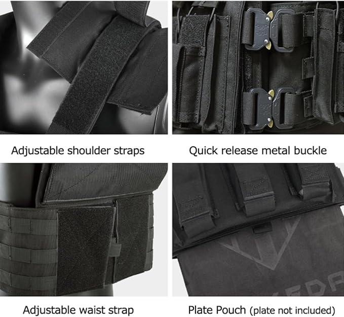 BOMTURN Great Tactical Outdoor Vest - Image 4