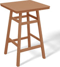 Costaelm Outdoor Bar Table, Patio Bistro Dining Pub Table by Costaelm
