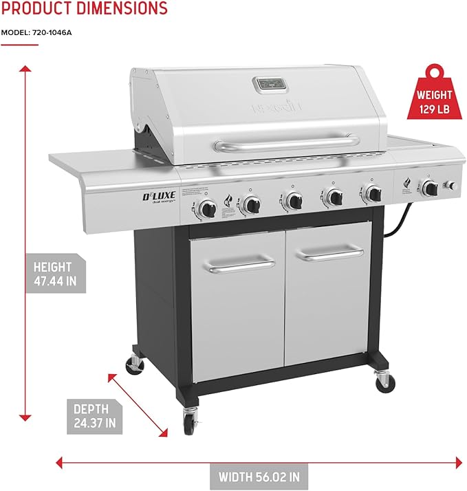 Nexgrill Deluxe 5-Burner Propane Barbecue Gas Grill - Image 6