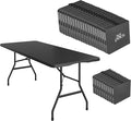 30 Pack of 6 Foot Foldable Table by VISTACASA