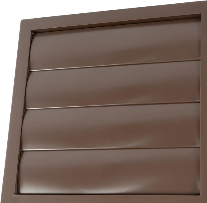 Plastic 6" Black Dryer Vent Cover - Image 5