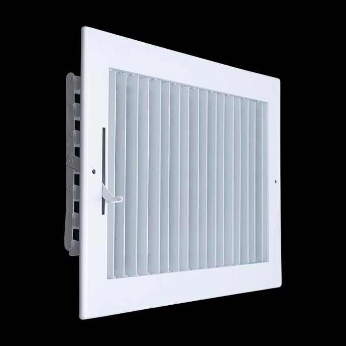 Fits 12x8 Duct Opening Steel Adjustable Air Supply Grille by Handua | Register - Image 4