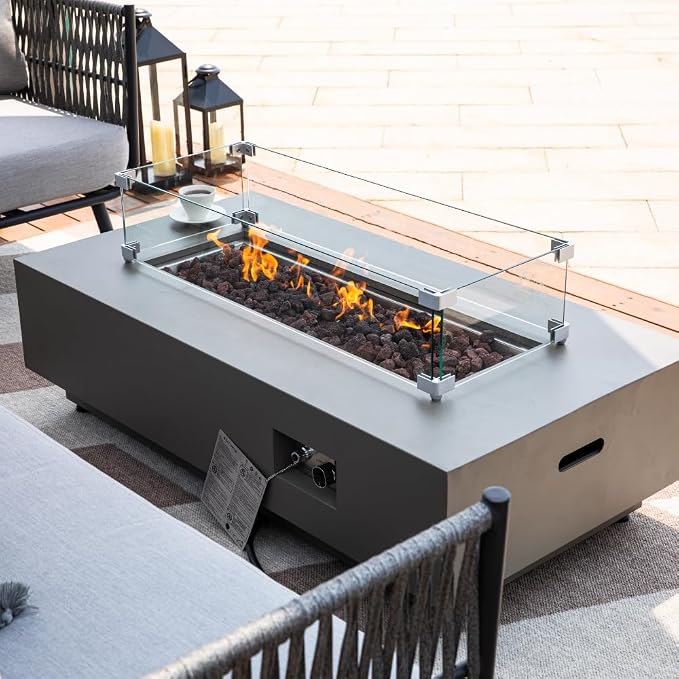 Westwood 50” Propane Fire Pit Smokeless Firepit Converts to Outdoor Gas Fire Pit - Image 4