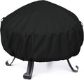 Unicook Round Fire Pit Cover 38 Inch Dia, Fire Bowl Cover Heavy Duty Waterproof by UNICOOK