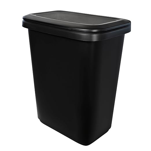 20.4 Gallon Plastic Recycling Bin, Two Compartment Garbage Container by Unknown