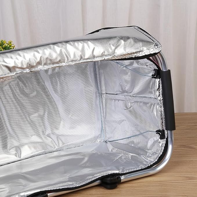 Insulated Picnic Basket Cooler Bag - Image 6