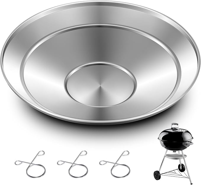2 Pcs 13-1/2" Diameter Ash Catcher Pan Ash Pan by Unknown