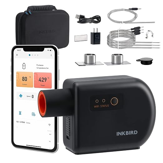 Wi-Fi & Bluetooth BBQ Smoker Temperature Controller by Inkbird