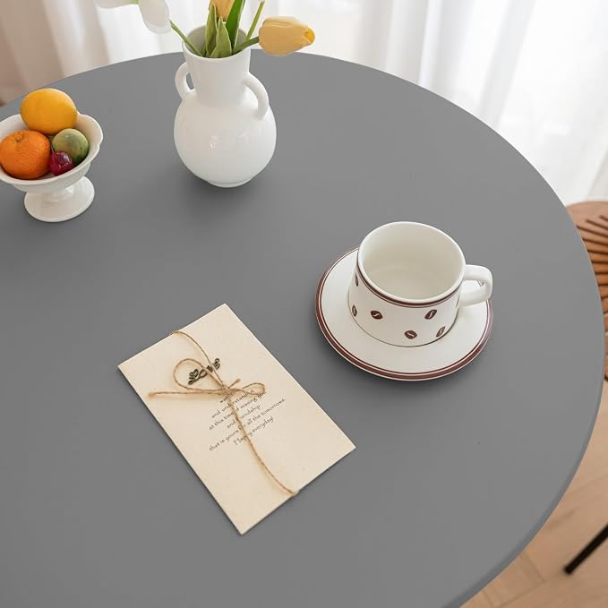 Round Fitted PU Tablecloth - Image 5