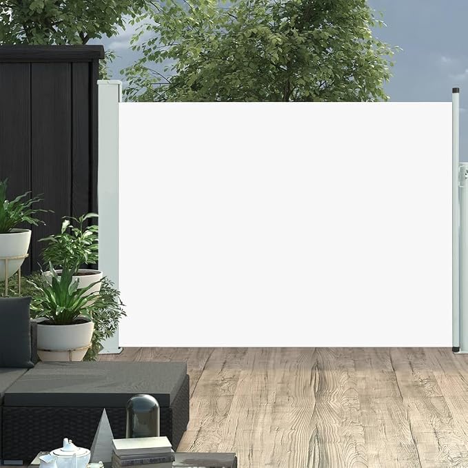 YAFF Patio Retractable Outdoor Folding Privacy Divider, Water & UV Resistant by YAFF