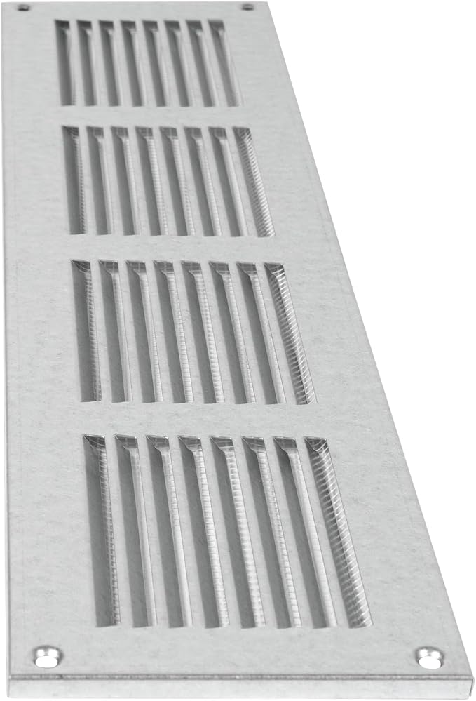 Repa Market Air Vent Cover 16x4 Inch Galvanized Steel Louvered Grill Cover - Image 8
