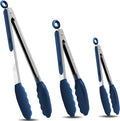 HOTEC Premium Stainless Steel Locking Kitchen Tongs by Hotec