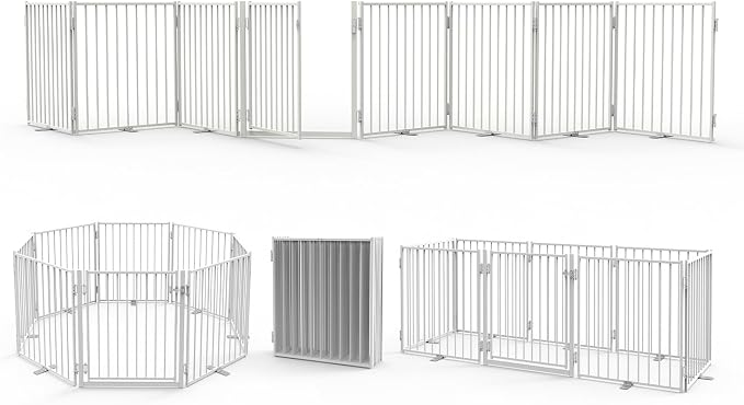 No Pawblems Free Standing Dog Gate by NoPawblems