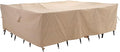 WJ-X3 Dining Set Cover 86W x 47D x 31H Inch, Heavy Duty Patio Table Cover by WJ-X3