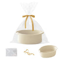 Gift Basket with Gift Bag and Ribbons, Small Rope Woven Shelf Storage, Baskets by HZFTJOY