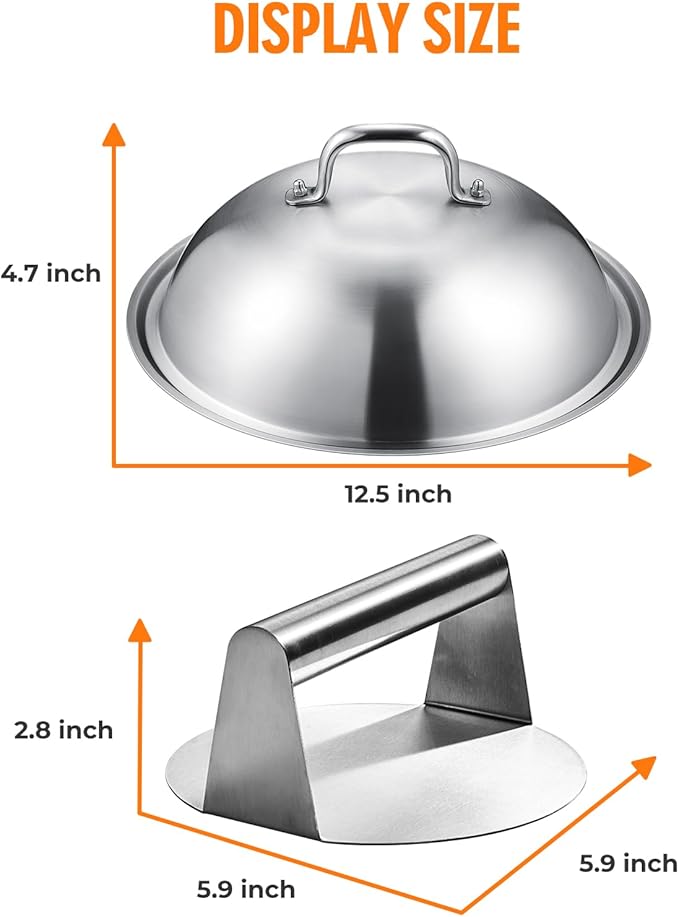 homenote Griddle Accessories for Blackstone, Commercial Grade 12 Inch Heavy - Image 6