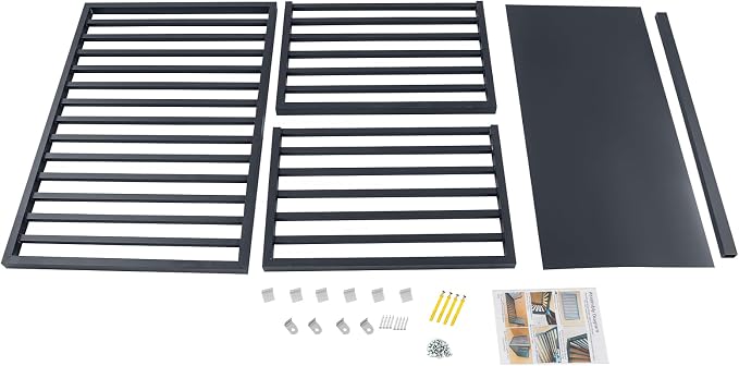 Air Conditioner Fence with Top Cover, 4 Panels 39.4 "L x 19.7 "W x 27.6" H - Image 7