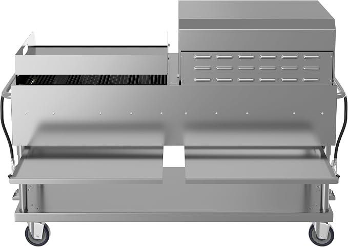 72 in. 10-Burner Commercial Outdoor Propane Gas Grill - Image 8
