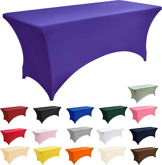 6-Pack 6ft Spandex Table Covers - Image 3
