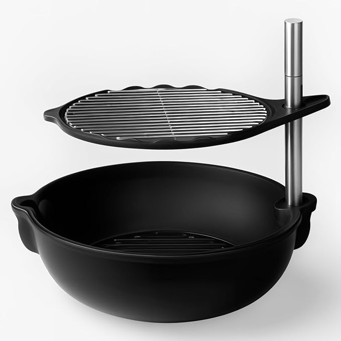 Bola Grill Traveler Portable Charcoal Grill – Small Tabletop BBQ Grill by BolaGrills
