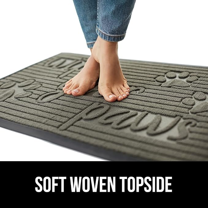 GORILLA GRIP 100% Waterproof All-Season WeatherMax Doormat 35x23, US Designed - Image 7