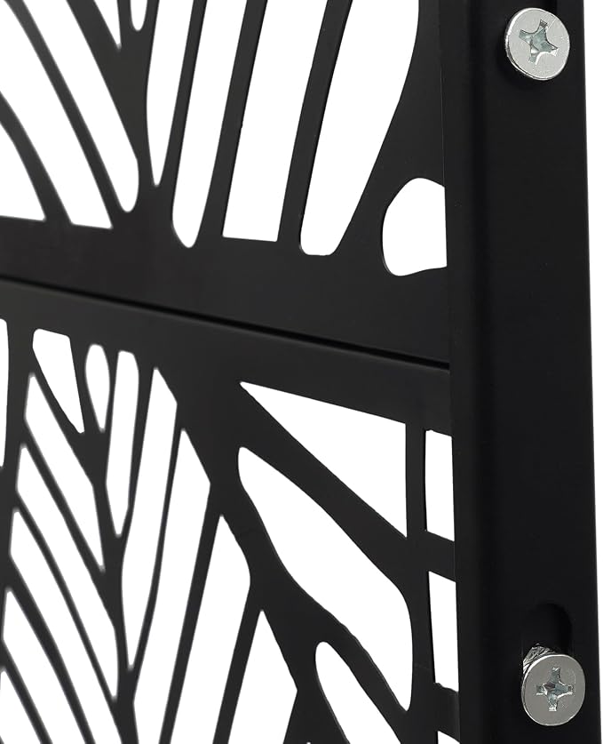 Metal Outdoor Divider 71x40'' Privacy Screens 6 Panels Privacy Fence - Image 5