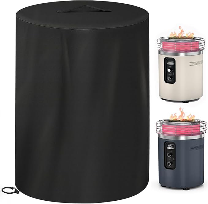 Fire 360 side Fire Pit Cover for Nlnja 24 Inch Round Pits Oxfford 600D PVC by Unknown