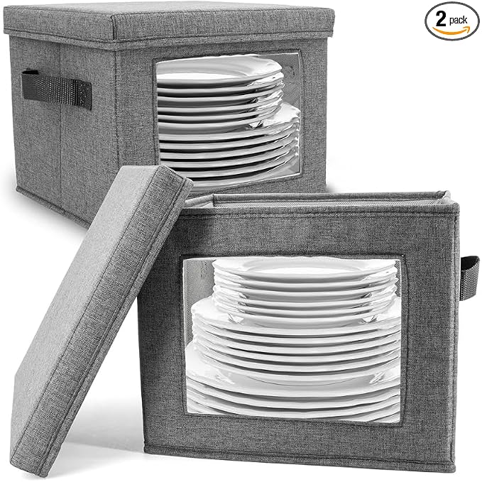 HOMELUX THEORY Hard Shell China Storage Containers by HomeluxTheory