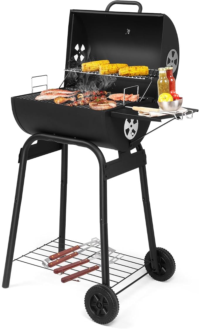 Outvita Barrel Charcoal Grill - Image 8
