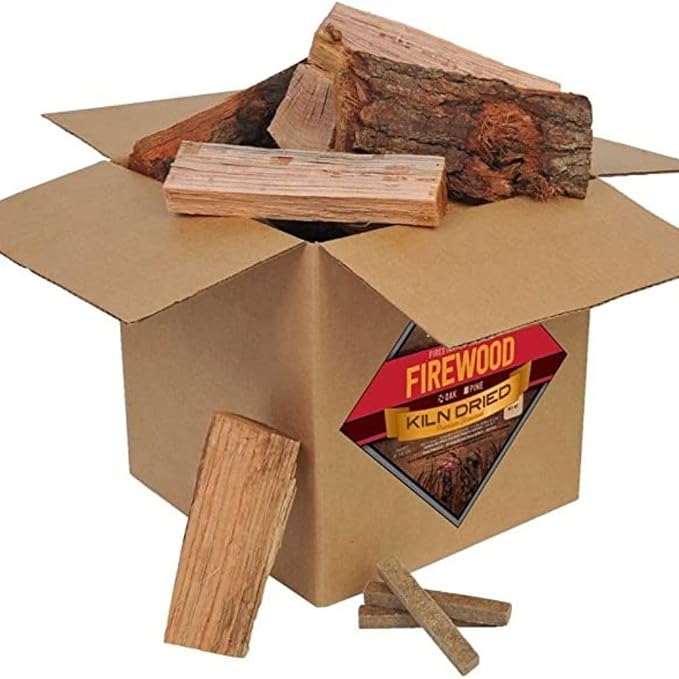 Smoak Firewood - Kiln Dried Premium USDA Certified Firewood 25-30lbs) fits by SmoakFirewood