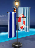 Solar Light Pool Towel Rack by Semoprus