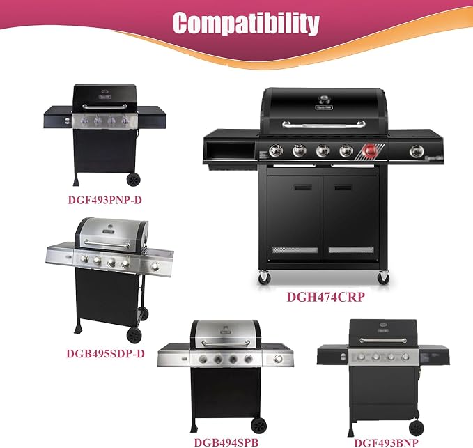 Cast Iron Grill Grates for Dyna glo DGH474CRP DGH483CRP DGF493BNP DGF493PNP-D - Image 3