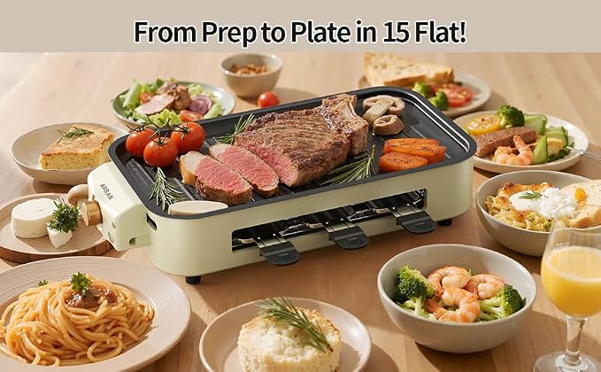 AORAN Indoor Grills Electric Smokeless – Versatile Smokeless Indoor Grill - Image 2