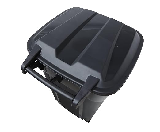 32 Gallon Heavy Duty Wheeled Plastic Garbage Can - Image 8