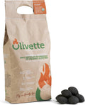 Organic Charcoal Briquettes by Olivette, Reusable Charcoal by Olivette