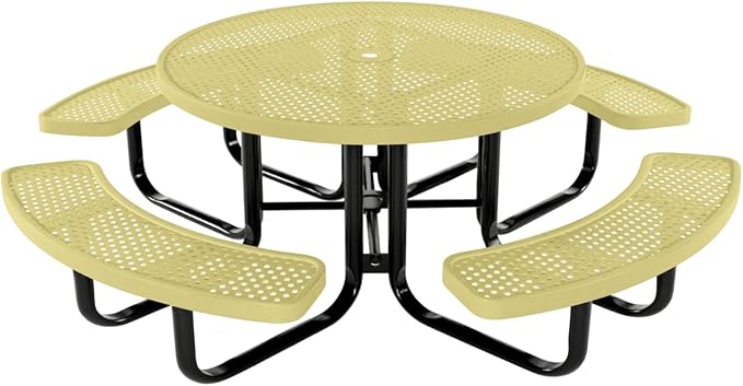 COATEDOUTDOORFURNITURE Heavy-Duty Portable Outdoor Kids Table by CoatedOutdoorFurniture