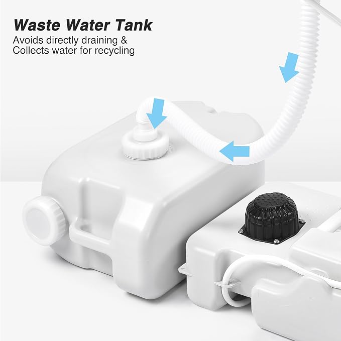 Yescom 17L Portable Sink Hand Wash Station - Image 4