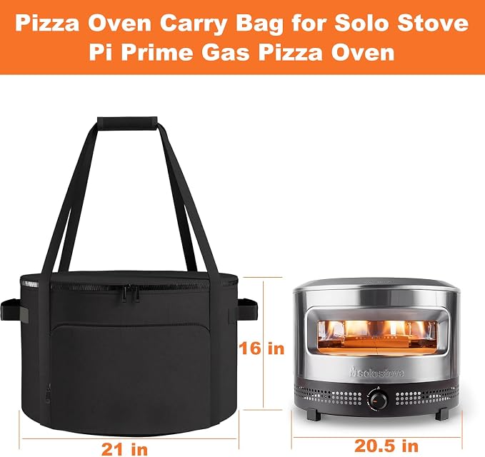 Pizza Oven Carry Bag for Solo Stove Pi Pizza Oven, Waterproof Dustproof Solo - Image 2