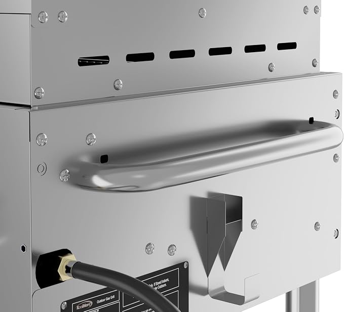 72 in. Full Stainless Steel Commercial Outdoor Propane Gas Grill - Image 8