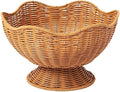 RT&BS Round Woven Fruit Basket for Counter, Christmas Food Bowl, Eco-Friendly by RT%26BS
